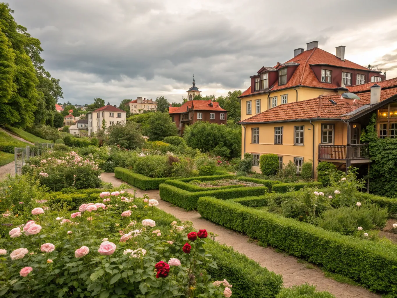 Bostadsgård i Södermalm